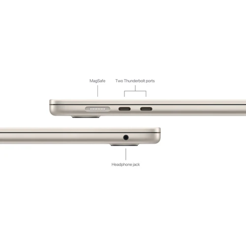 Apple MacBook Air 15" M3 512GB Starlight (MRYT3UA/A) 2024 : Вес 1.51 кг
