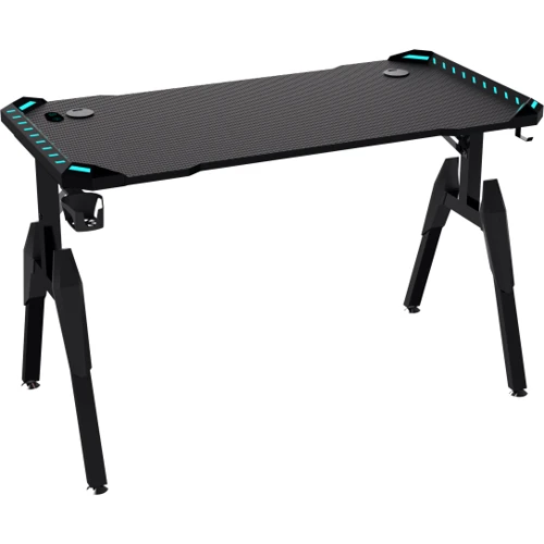 Геймерский стол GT Racer 140x60x73 см Black (T-1444)