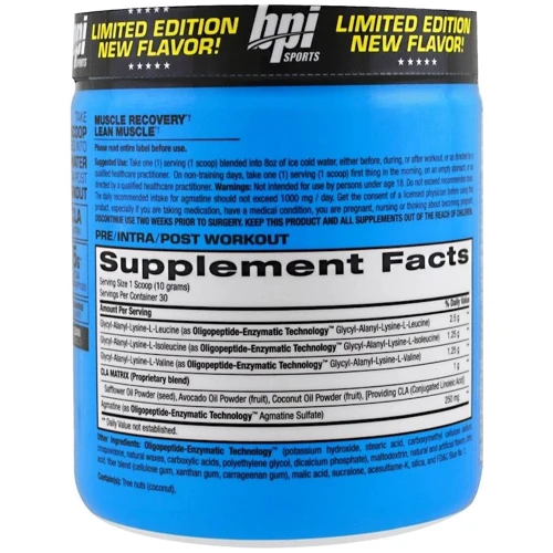 Аминокислота для спорта Bpi Sports Best BCAA 300 g /30 servings/ Rainbow Ice: Вкус Фруктовый лед