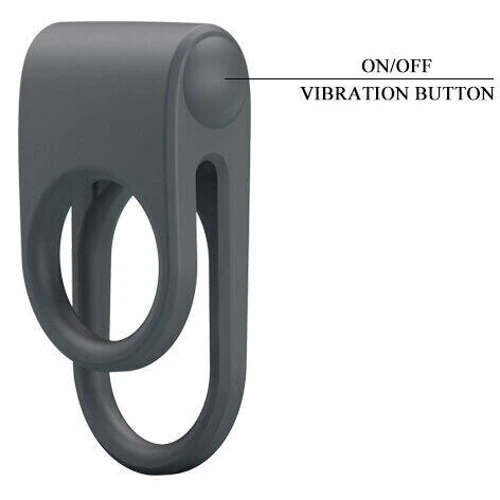 Ерекційне вібро кільце PrettyLove Julie, BI-210156