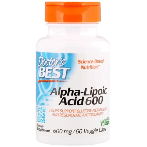 Doctor's Best Best Alpha-Lipoic Acid 600 mg 60 Caps (DRB-00133)