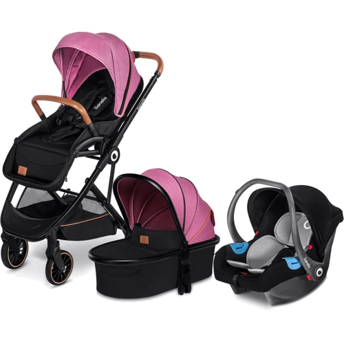 Коляска 3 в 1 Lionelo Riya Violet