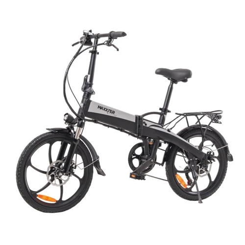 Електричний велосипед Maxxter RUFFER 20 "(чорно-срібний): Колір чорний