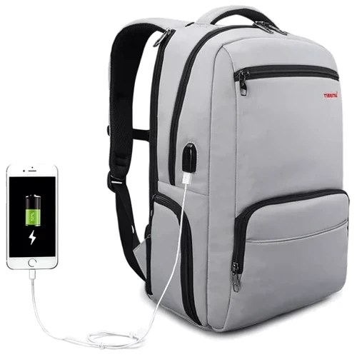 Сумка для ноутбуков Tigernu 15.6" T-B3319 Silver/Grey: Форм-фактор 15.6"
