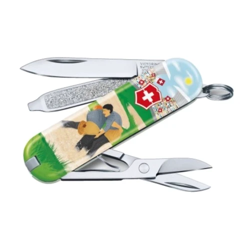 Мультитул Victorinox Classic LE Swiss Wrestling 58мм/7функцій/кольоровий (0.6223.L2009): Кількість інструментів 7