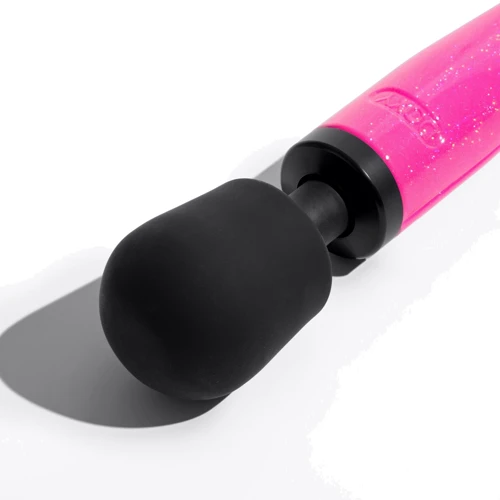Вибромассажер DOXY Die Cast Massager Hot Pink, очень мощный, питание 220В, металлический корпус