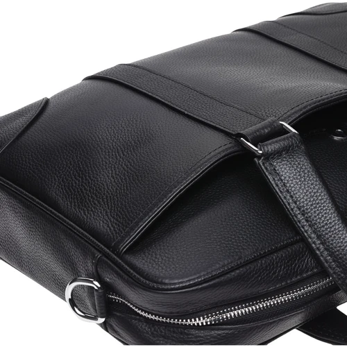 Keizer Leather Bag Black (K19904-1-black) for MacBook 15": Материал Кожа