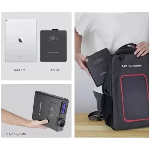Зарядная станция Allpowers S200 154Wh 41600mAh 200W Portable Power Bank: Особенности модели Маленькие, Дисплей, Недорогие