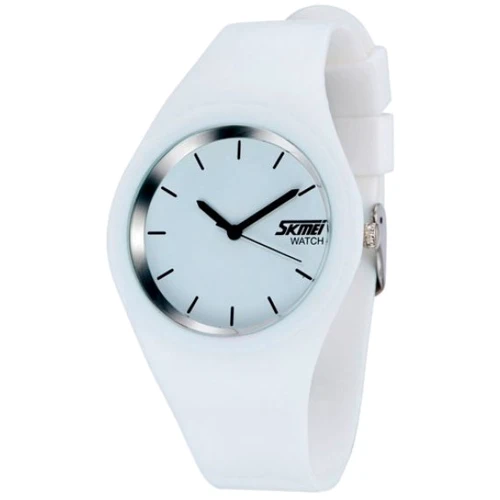 Наручний годинник Skmei Rubber White II 9068C: Тип циферблата Аналоговый (стрелочный)