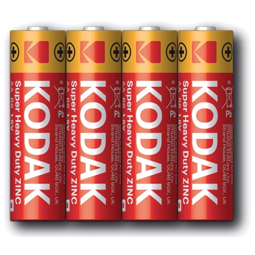 Kodak AAA bat ZnCl 4шт Extra Heavy Duty (30411715)
