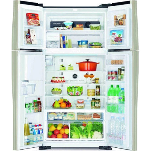 Холодильник Side-by-Side Hitachi R-W660PUC7GGR: Размеры ВxШxГ, см 85,5х183,5х74,5
