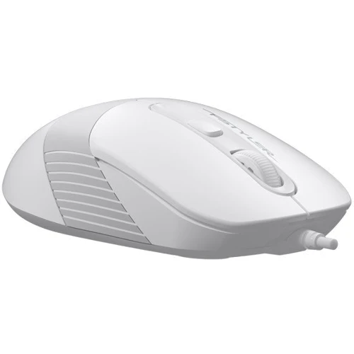 Мышь A4Tech FM10 White: Эргономика симметричная для левшей