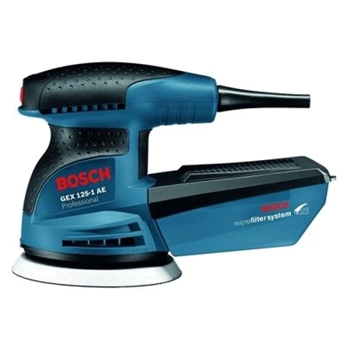 Шліфмашина ексцентрикова Bosch GEX 125-1 AE (0601387500): Споживана потужність 250 Вт