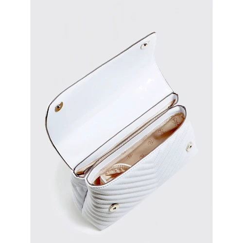 Жіноча сумка-сетчел Guess Blakely Top Handle Flap біла (HWVG7663180-WHI): Країна виробник В'єтнам