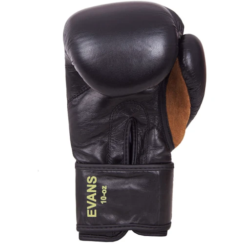Перчатки боксерские Benlee EVANS 10oz /Кожа /черные