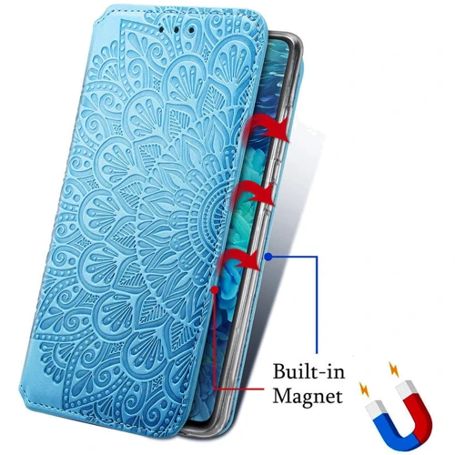 Аксессуар для смартфона Mobile Case Getman Mandala PU Blue for ZTE Blade A5 2020: Тип чехол-книжка