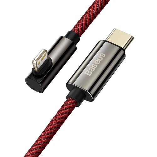 Кабель Baseus Cable USB-C to Lightning Legend Elbow 20W 2m Red (CACS000309): Довжина 2 м