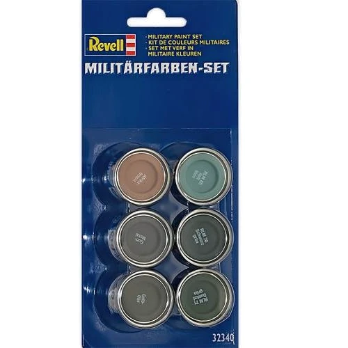 Набор красок Revell для военной техники, 6 шт