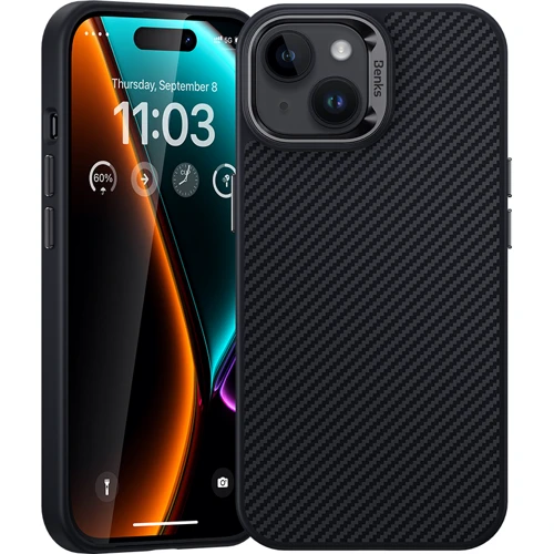 Чохол для iPhone Benks MagClap ArmorPro Case Black для iPhone 15 Plus