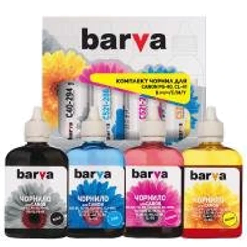 Чернила Barva Canon PG-40 + CL-41 B/C/M/Y (4x90 г) SET (CPG40-090-MP)