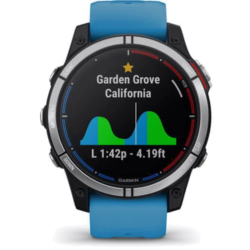 Смарт-часы Garmin Quatix 7 Standard Edition Blue Silicone Strap (010-02540-61): Производитель Garmin