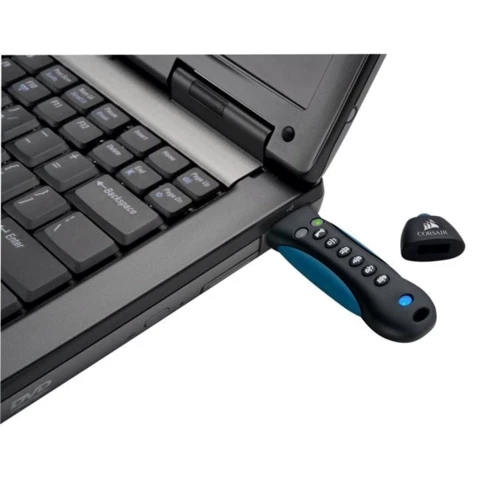 USB-флешка Corsair 64GB Padlock 3 USB 3.0 Black / Blue (CMFPLA3B-64GB) фото 5