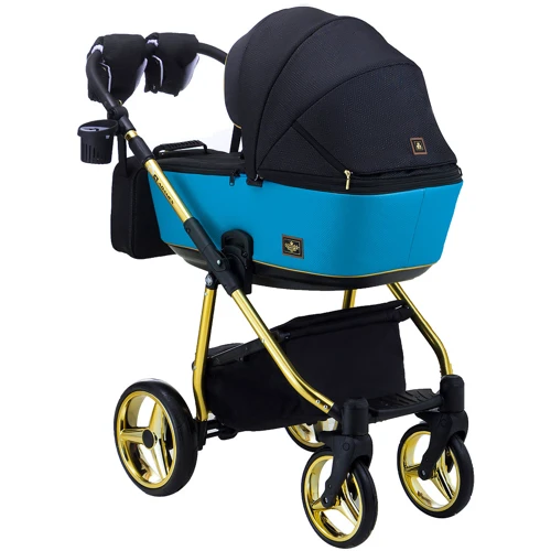 Коляска 2 в 1 Adamex Barcelona Polar (Gold) BR608 (624634): Ширина шасси 58.5 см