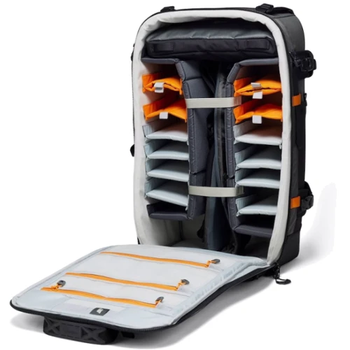 Lowepro Pro Trekker BP 650 AW II (LP37481-PWW): Вместимость 4-6 дополнительных объективов; Компактное цифровое оборудование, такое как DJI Osmo или Mavic; ноутбук до 15-дюймов, 10-дюймовый планшет, а также планшет типа Wacom; Большой смартфон, профессиональный