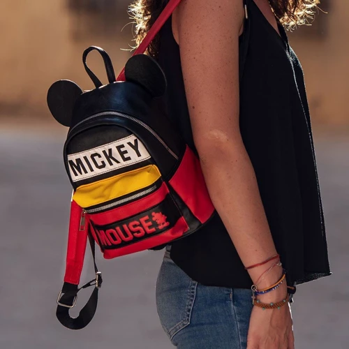 Рюкзак Cerda Mickey Mouse Black/Red Casual Fashion Faux-Leather Backpack: Тип Рюкзак