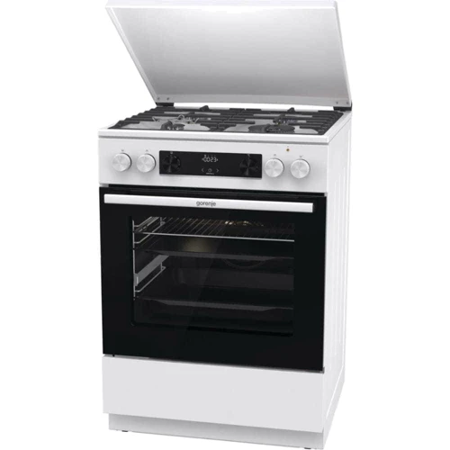 Плита комбинированная Gorenje GKS6C71WA: Количество газовых конфорок 4