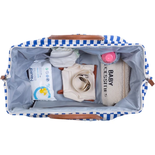Сумка Childhome Mommy Bag Stripes Electric Blue (CWMBBSTBL)