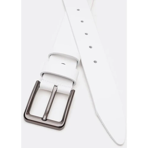 Мужской ремень Borsa Leather белый (V1125FX54-white): Пол Мужской