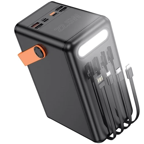 Внешний аккумулятор Hoco Power Bank 120000mAh DB120 Prometheus 22.5W Black: Количество USB 5