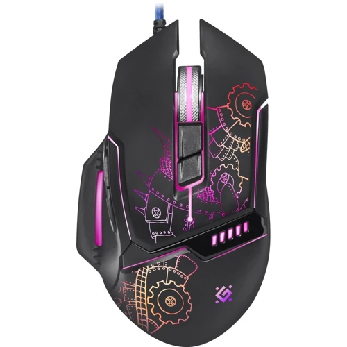 Мышь Defender Kill'em All GM-480L Black (52480): Тип сенсора оптический