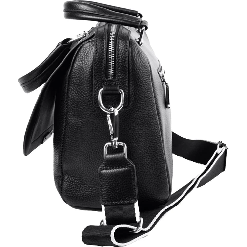 Женская сумка через плечо Vito Torelli черная (VT-77005-black): Застежка Молния