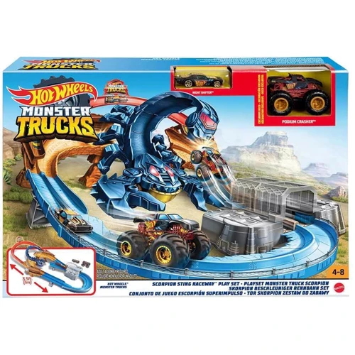 Ігровий набір Hot Wheels Жало Скорпіона серії Monster Trucks GNB05: Тип с множеством поворотов
