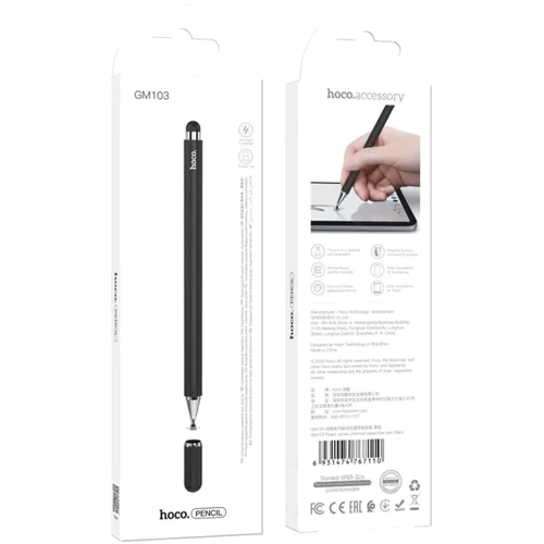 Стилус Hoco GM103 Universal Capacitive Pen Black фото 4