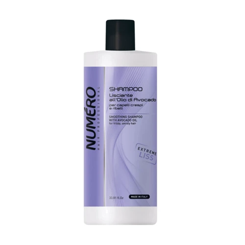 Numero Шампунь для волосся, що розгладжує з маслом авокадо 1000 ml