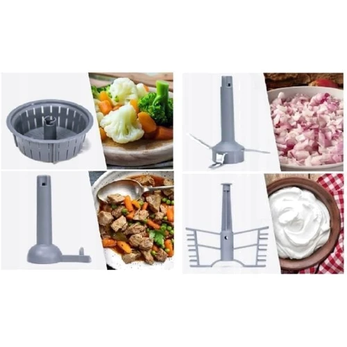 Кухонний комбайн DELIMANO COMPACT COOK: Об'єм чаші 3.4 л