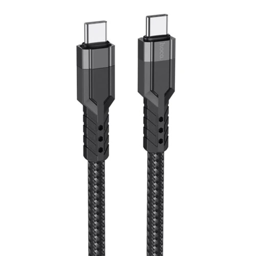 Кабель Hoco Cable USB-C to USB-C U110 3A 60 W 1.2m Black