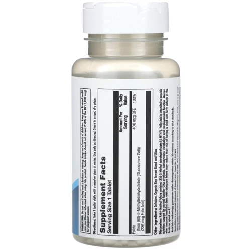 KAL Methyl Folate 400 mcg Метилфолат 90 таблеток: Форма выпуска Таблетки