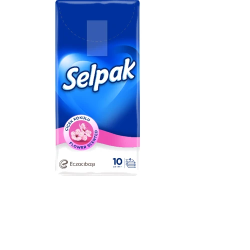 Платок гигиенический Selpak с ароматом 10 шт