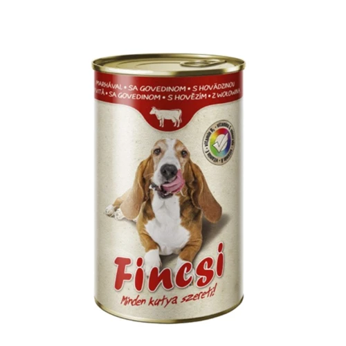 Вологий корм для собак Fincsi Яловичина 1240 г (5999883273012)