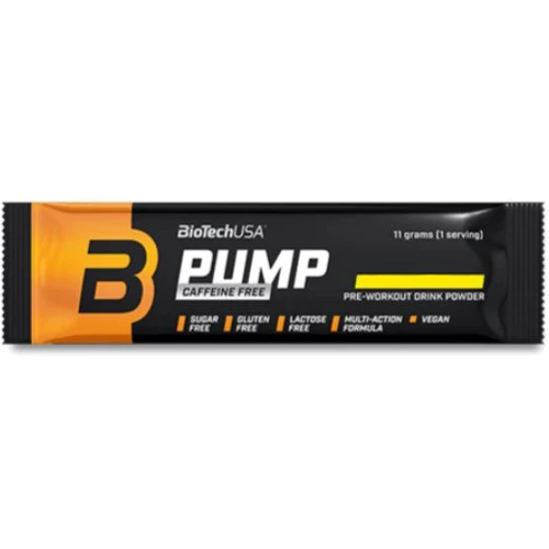 Комплекс до тренировки BiotechUSA Pump Caffeine free 11 g / 1 serving / Tropical fruit