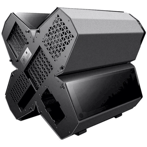 Корпус Deepcool QUADSTELLAR INFINITY (R-QUADSTELLAR-G-1): Материал передней панели алюминий, пластик, металл