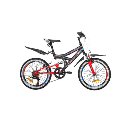 Велосипед ст Premier Raptor 20 13" черный с красн.-бел.-голуб.