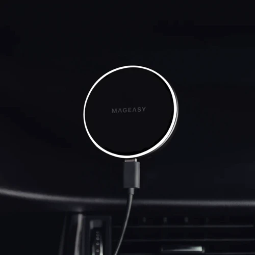 Тримач SwitchEasy Car Holder Air Ven MagMount MagSafe 15W Black (MCG123031BK22) для iPhone 16 I 15 I 14 I 13 I 12 series  фото 11