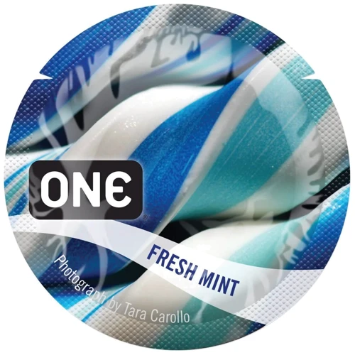 Презерватив ONE FlavorWaves Fresh Mint, 1 шт: Тип Ароматизовані