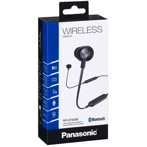 Навушники Panasonic RP-HTX20BGE-K: Тип випромінювача динамічний