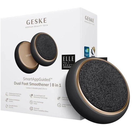 Набор для ухода за стопами GESKE Dual Foot Smoothener 8в1 gray (HB0461)